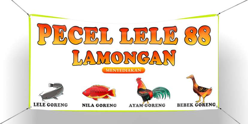 Banner Jualan Makanan Pecel Lele - Image 1