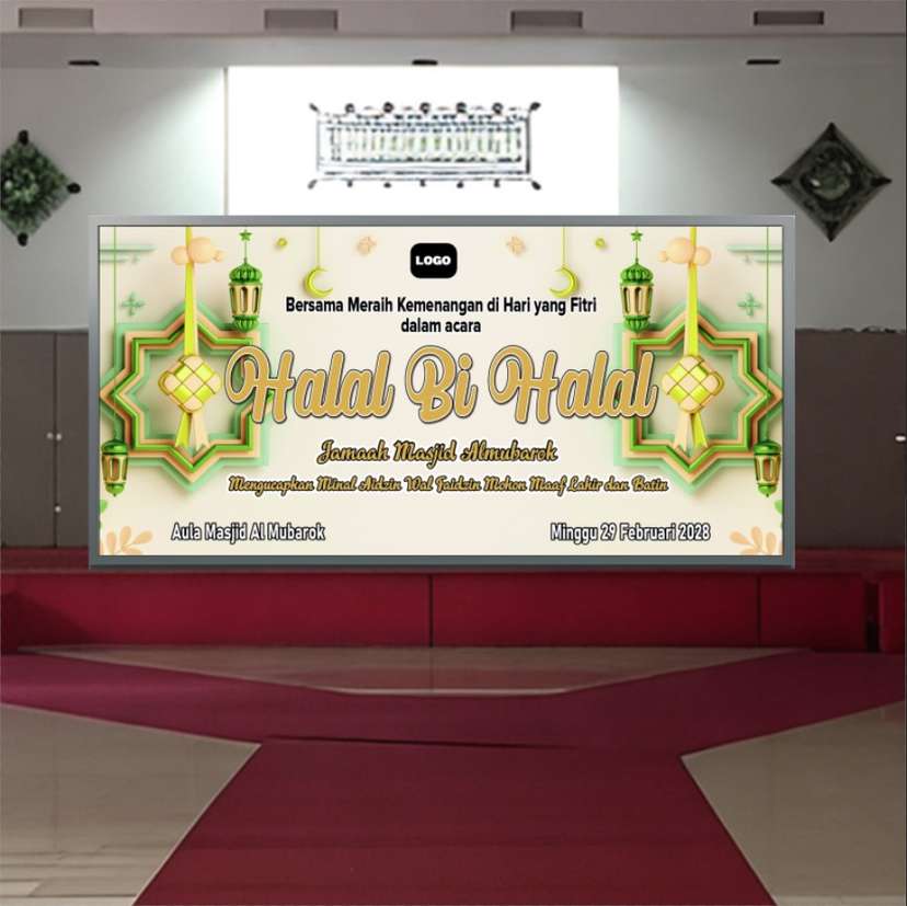 baliho Hangatnya Silaturahmi dalam Pesona Halal Bi Halal - Image 1