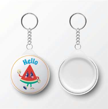 Gantungan Kunci Pin Karakter - Image 1