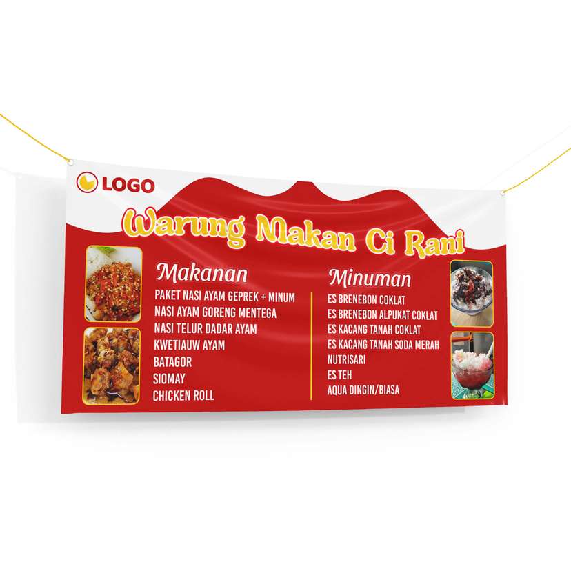Banner Warung Makan Tema Merah - Image 1