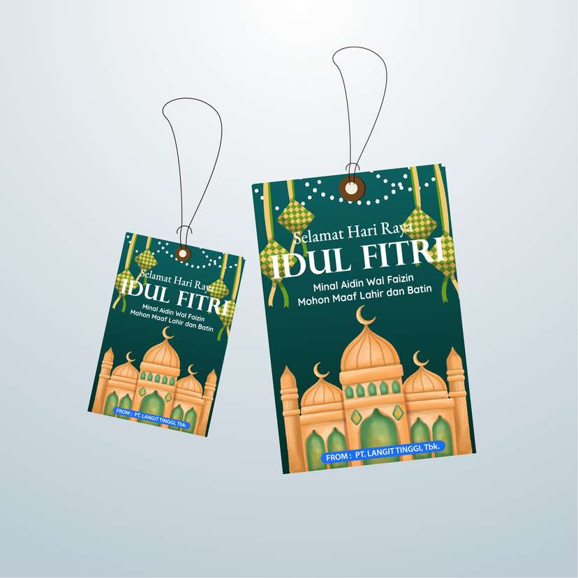 HangTag Biru Light Idul Fitri - Image 1