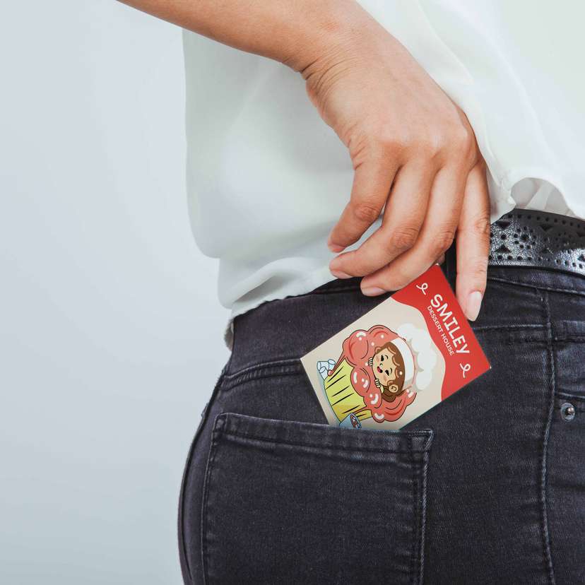 Kartu Nama Dua Sisi Dessert House - Image 1