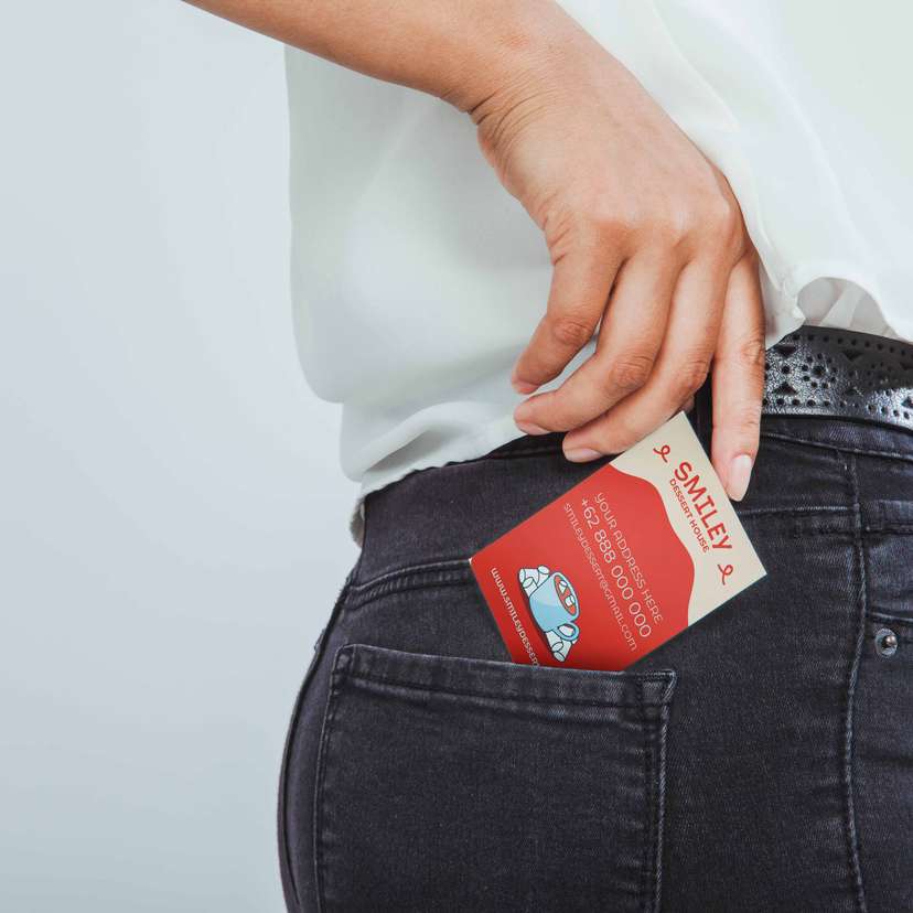 Kartu Nama Dua Sisi Dessert House - Image 2