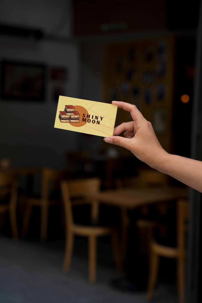 Kartu Nama Dua Sisi Terang Bulan - Image 1