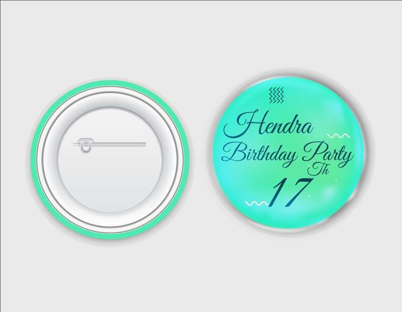 Pin Ulang Tahun 17th - Image 1