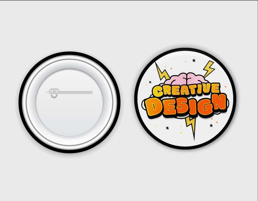 Desain Pin Kreatif dan Dinamis - Image 1