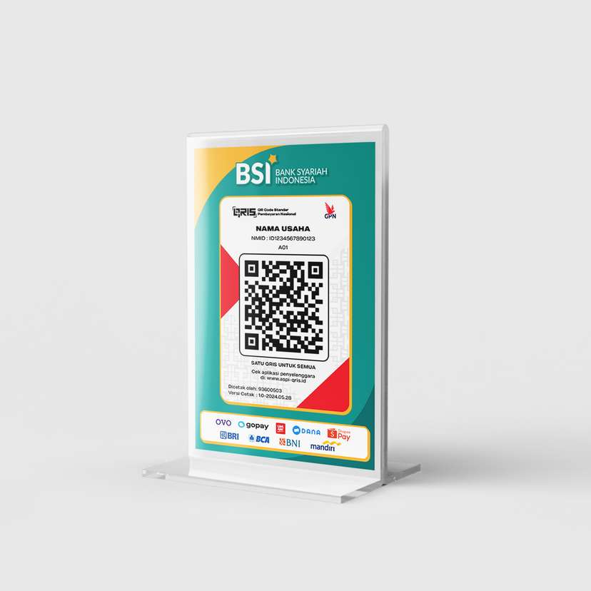 Acrylic QRIS Stand - BSI Edition - Image 2