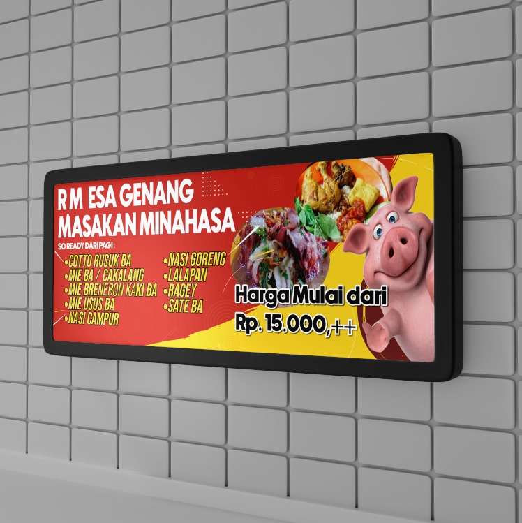 Baliho Promosi rumah makan - Image 1