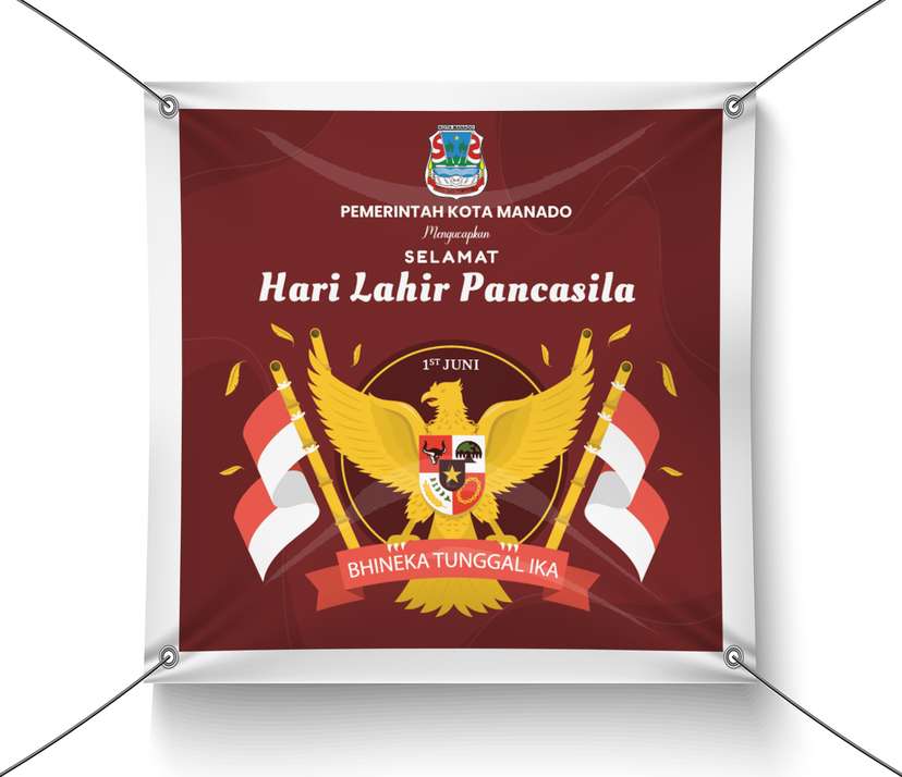 Banner Ucapan Selamat Hari Pancasila - Image 1