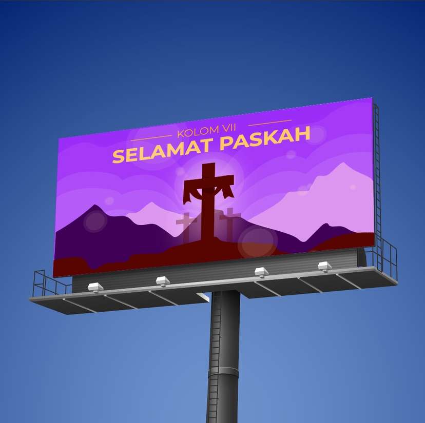 Baliho Selamat Paskah - Image 1