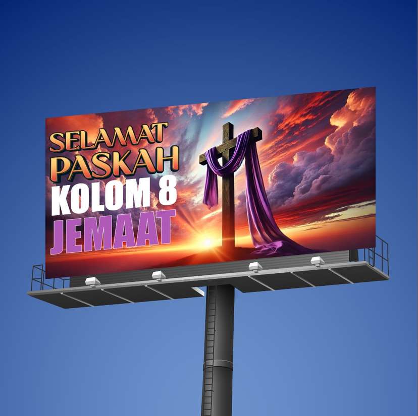 Desain Baliho Paskah - Image 1
