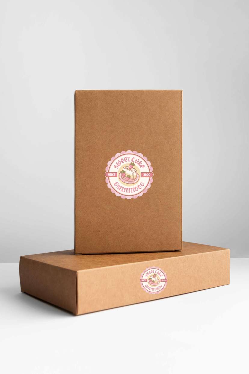 Stiker Branding Sweet Cake - Image 1