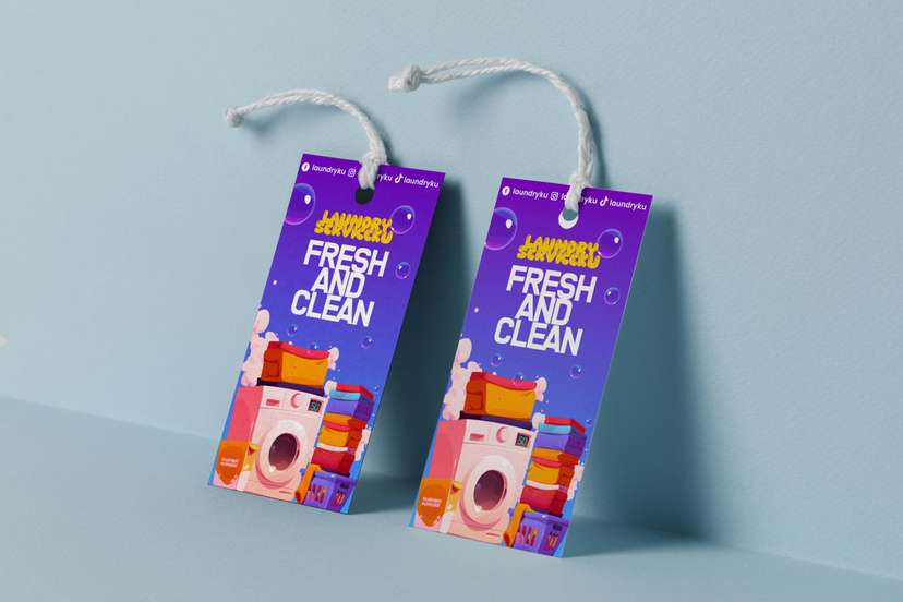 Hang Tag Laundry Ceria - Image 1