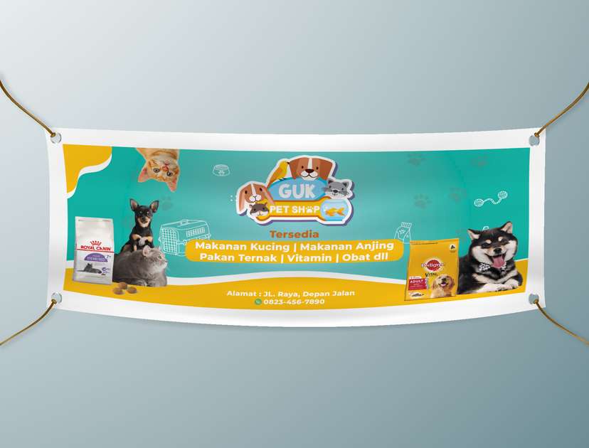 Banner GUK Pet Shop – Makanan Hewan dan Kebutuhan Ternak - Image 1