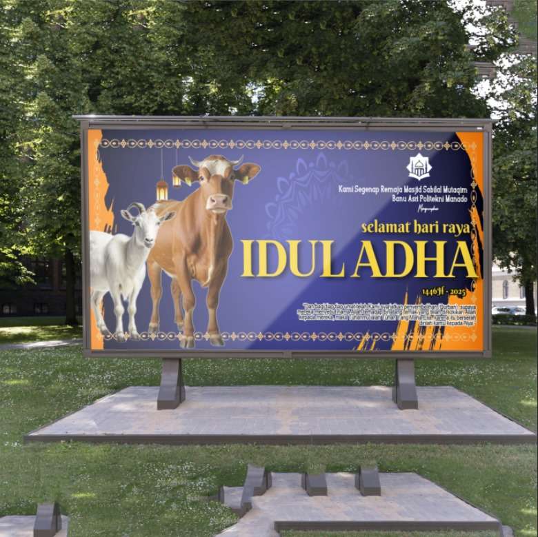 baliho Ucapan Idul Adha 1446H – Elegan, Islami, dan Penuh Makna - Image 1