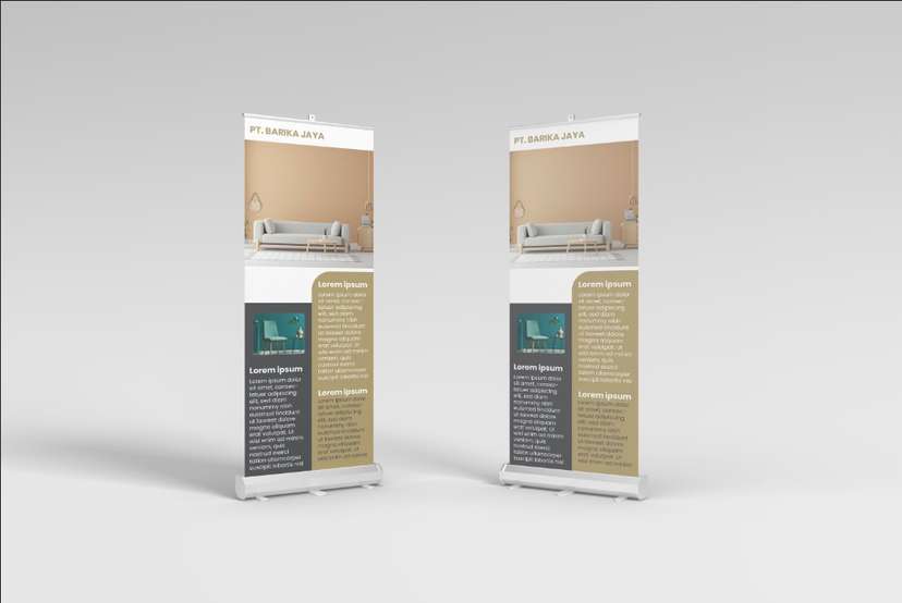 Desain Banner Profesional untuk Ruang Interior Modern - Image 1