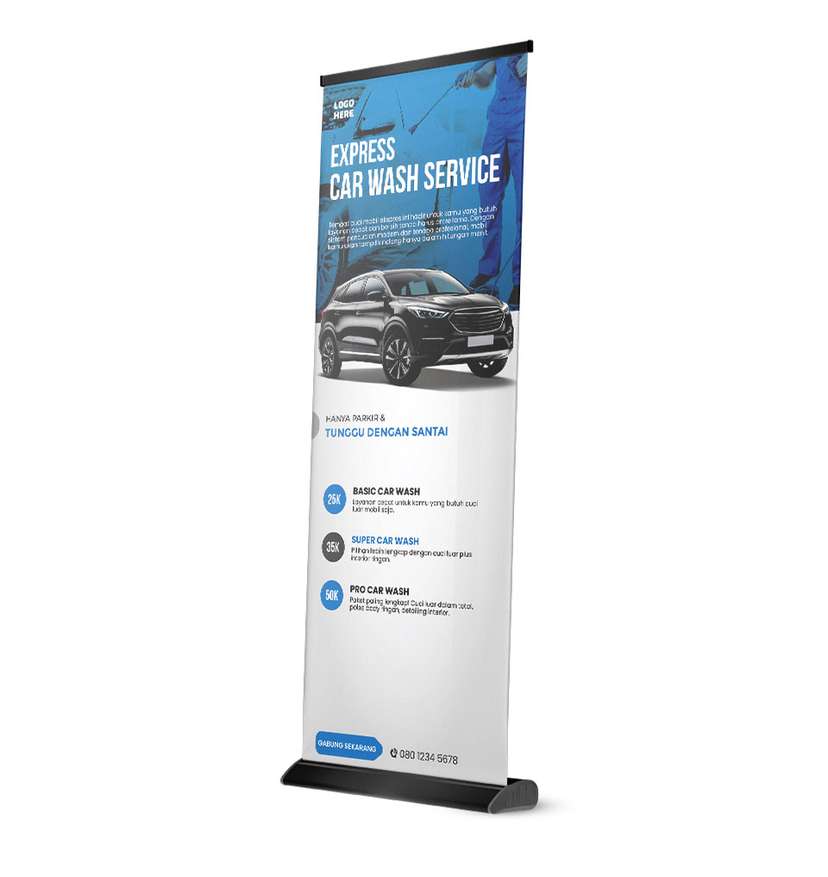 Banner Layanan Cuci Mobil Ekspres - Image 1