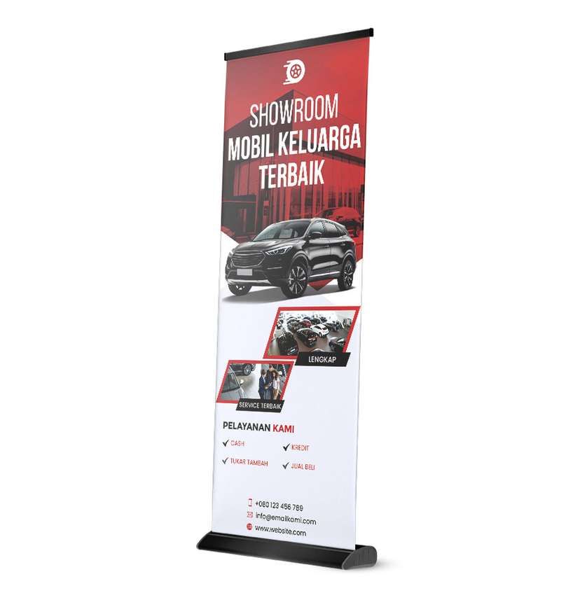 Banner Showroom Mobil Keluarga Terbaik - Image 1