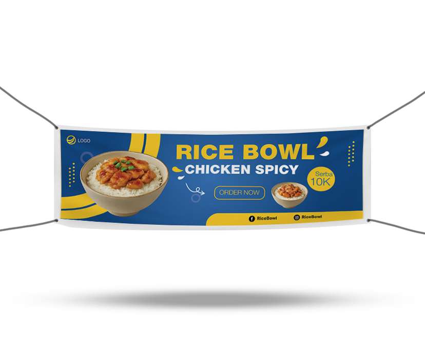 Spanduk Rice Bowl - Chicken Spicy - Image 1