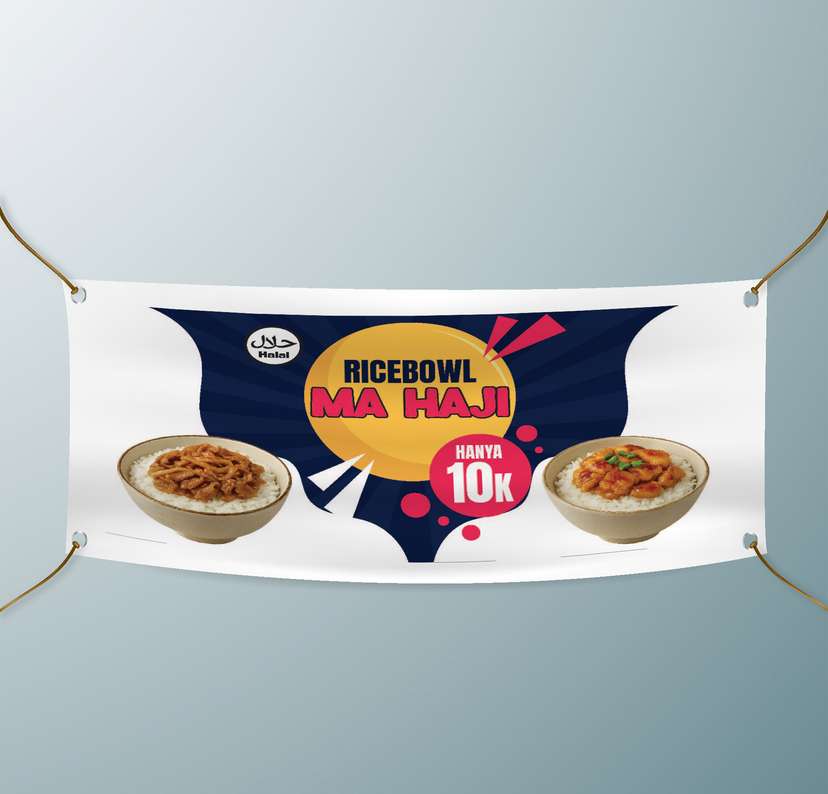 Spanduk Ricebowl Ma Haji - Image 1