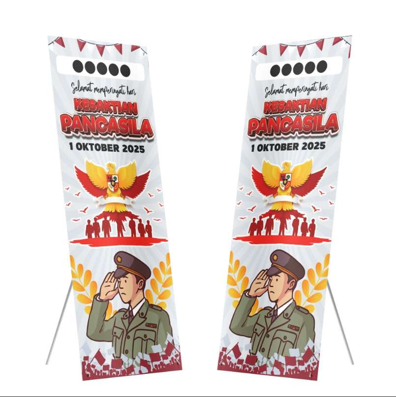 X-Banner Hari Kesaktian Pancasila - Image 1