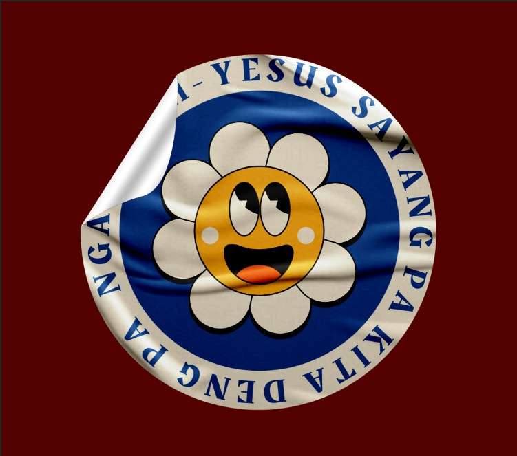 Stiker Bunga Lucu Rohani Manado - Image 1