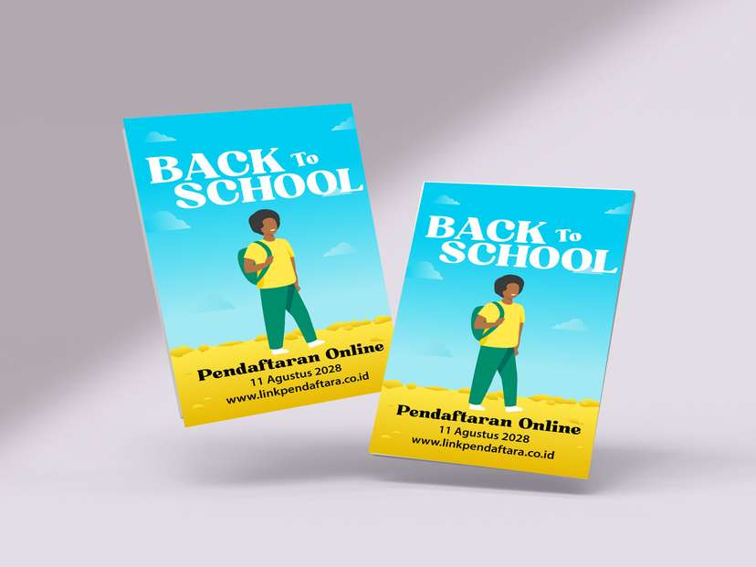 Flyer Promosi Sekolah Elegan - Image 1