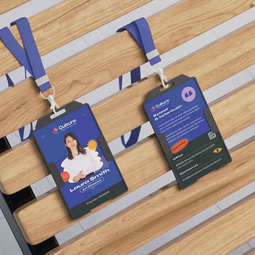 ID Card Culture Creative Desain Modern 003 πβ¨ - Image 1