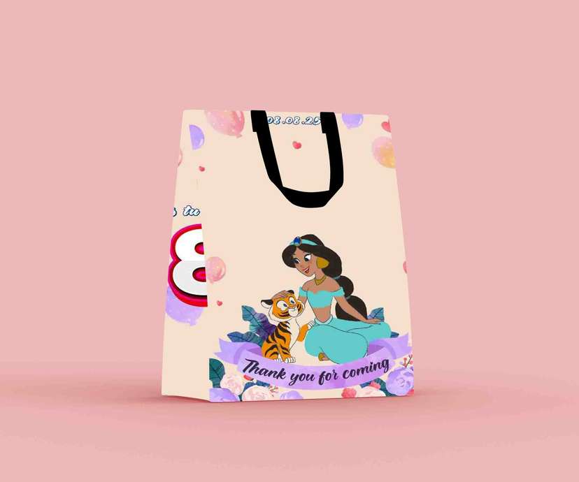 Paper Bag Ulang Tahun Princess Lightning Tema Putri & Balon - Image 2