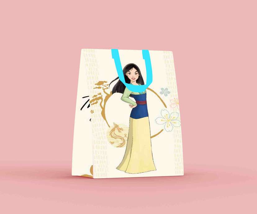 Paper Bag Ulang Tahun Motif Mulan Floral Tradisional - Image 2