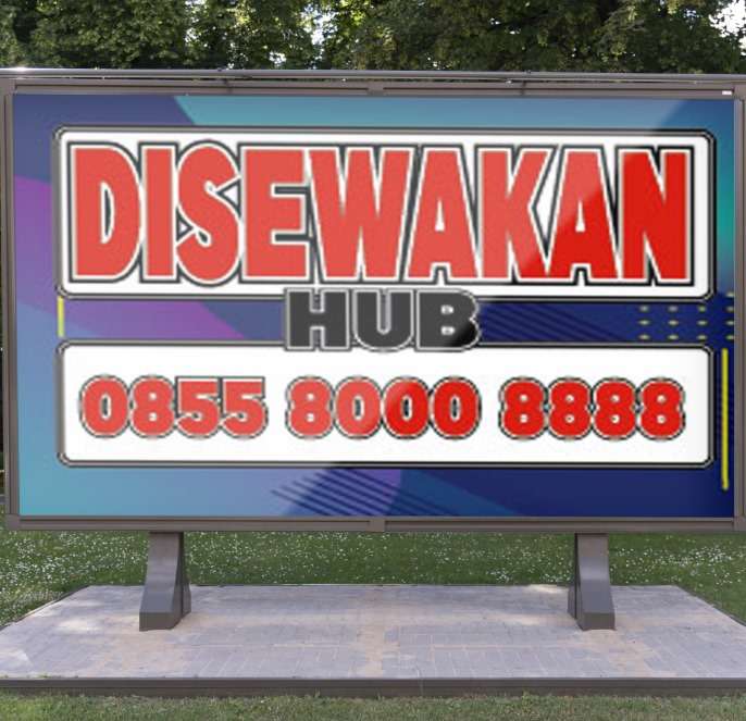 baliho disewakan biru futuristik - Image 1