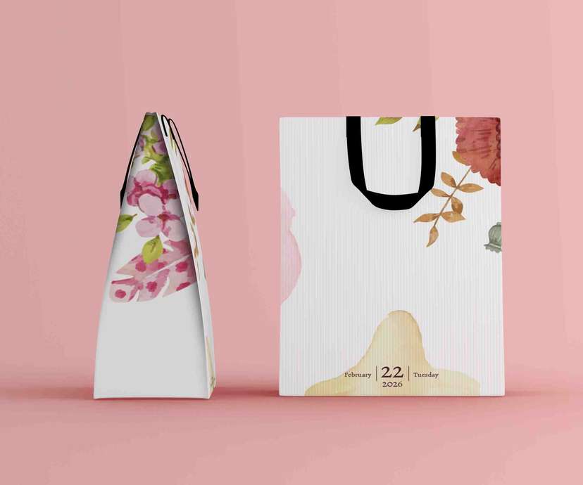 Paper Bag Floral Wedding Elegan - Image 2