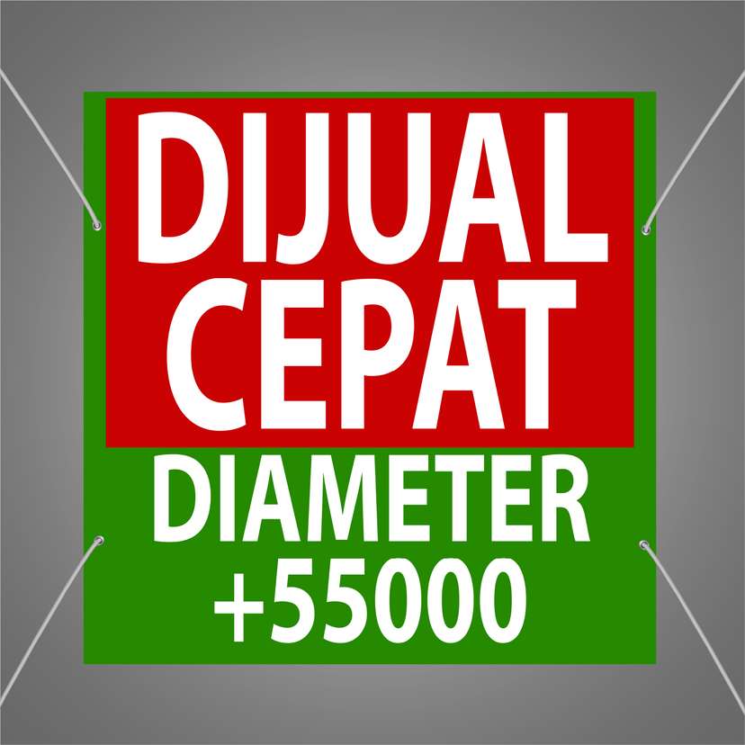 Baliho Dijual Cepat Diameter Khusus Material atau Lahan - Image 1