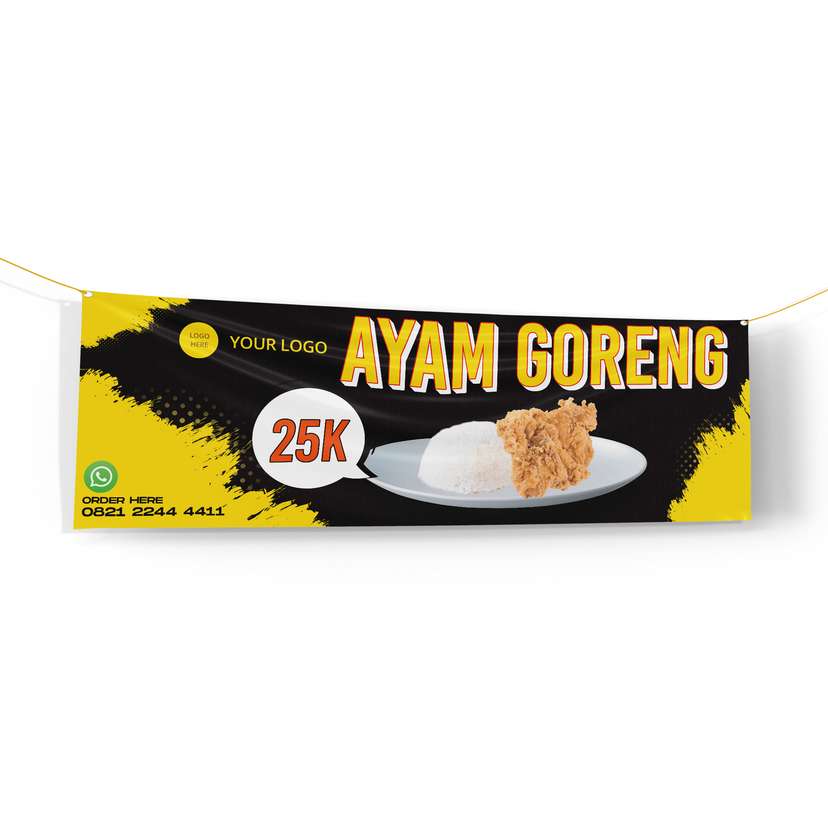 Banner Makanan Ayam Goreng Harga Kilat - Image 1