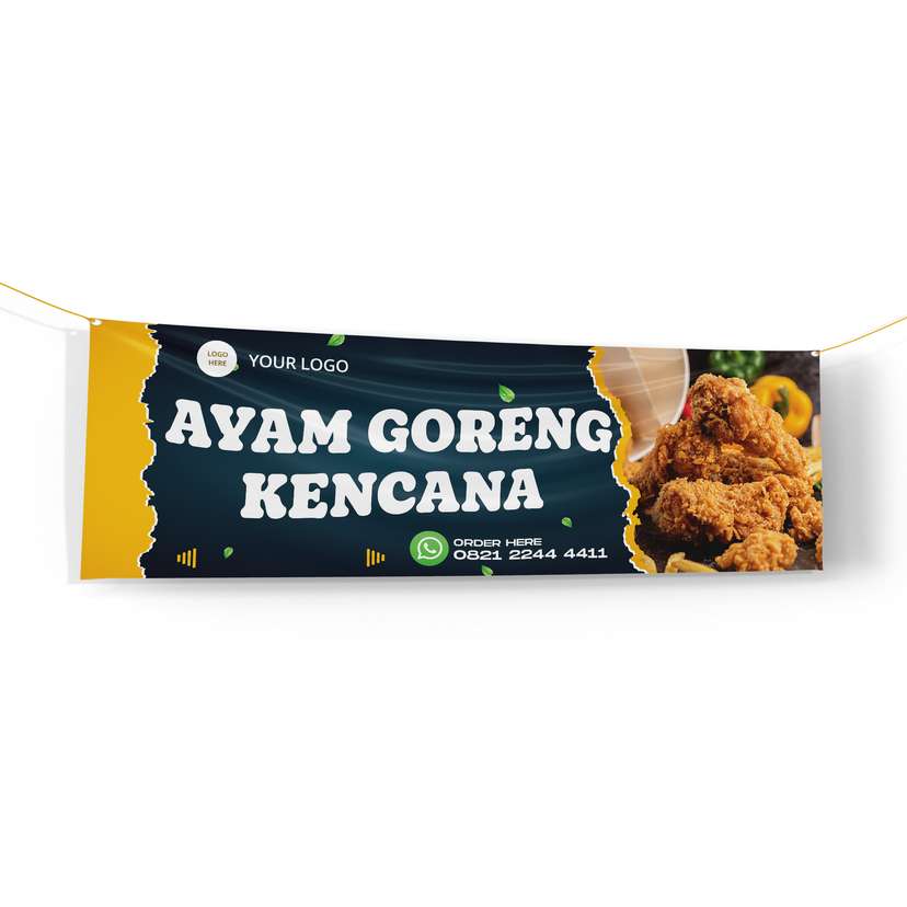 Banner Makanan Ayam Goreng Rasa Premium - Image 1