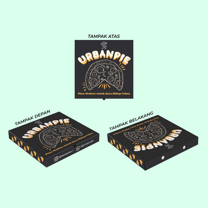 Paper Box Pizza Modern untuk Gaya Hidup Urban - Image 1