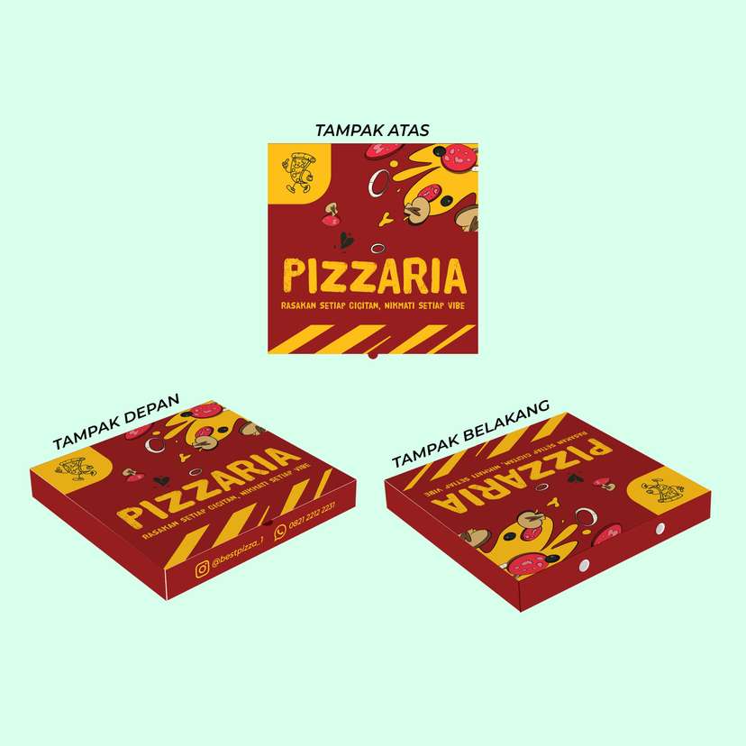 Paper Box Pizza Pizzaria Setiap Gigitan, Setiap Suasana - Image 1