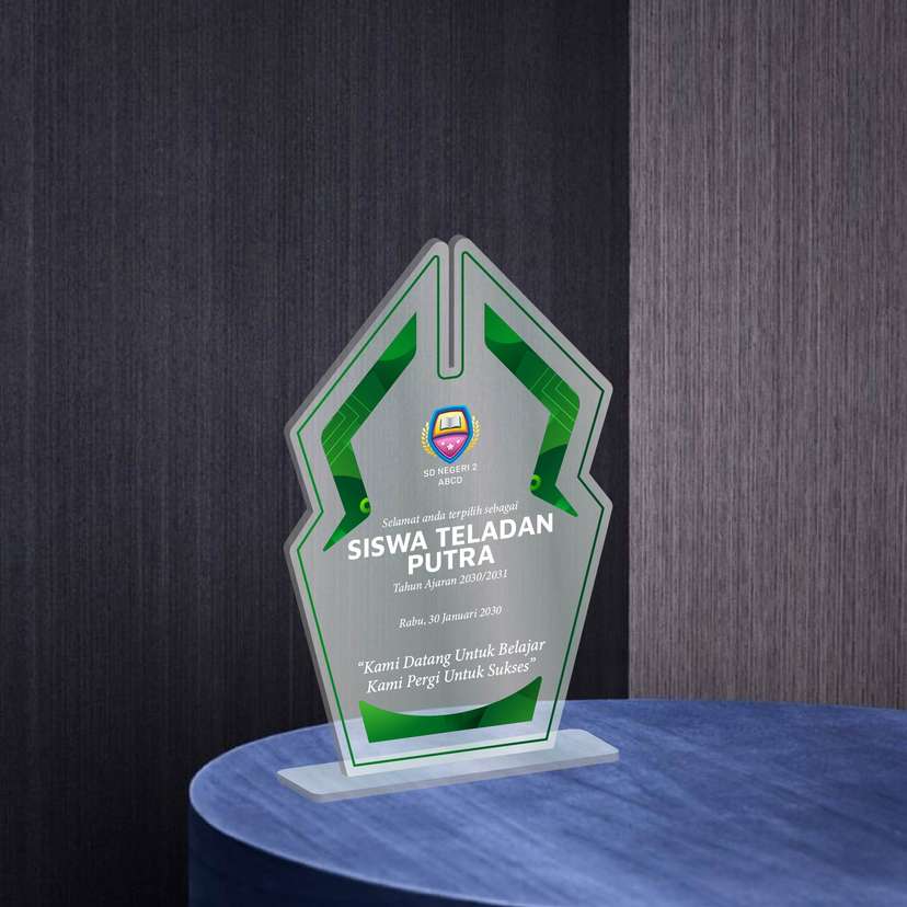 Plakat Akrilik Ucapan Selamat Siswa Teladan - Image 1