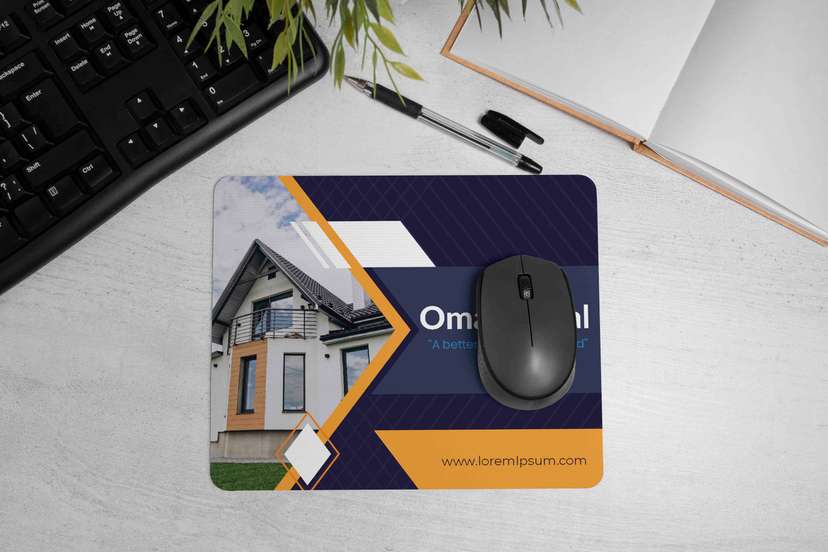 Mousepad Elegan Arsitektur Desain Profesional untuk Branding Properti - Image 1