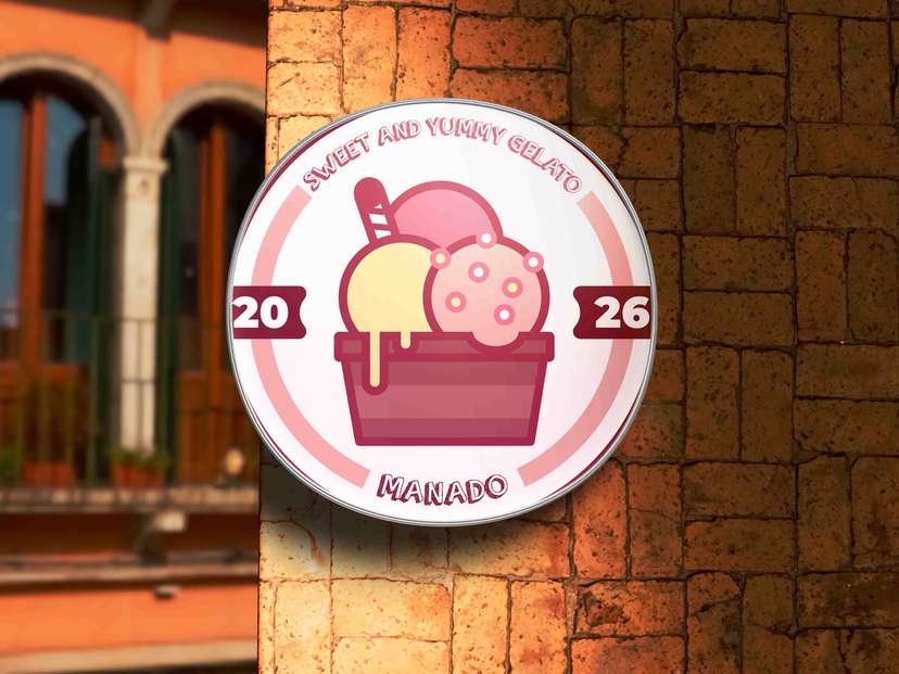 Neon Box Simbol Kelezatan Es Krim Kekinian - Image 1