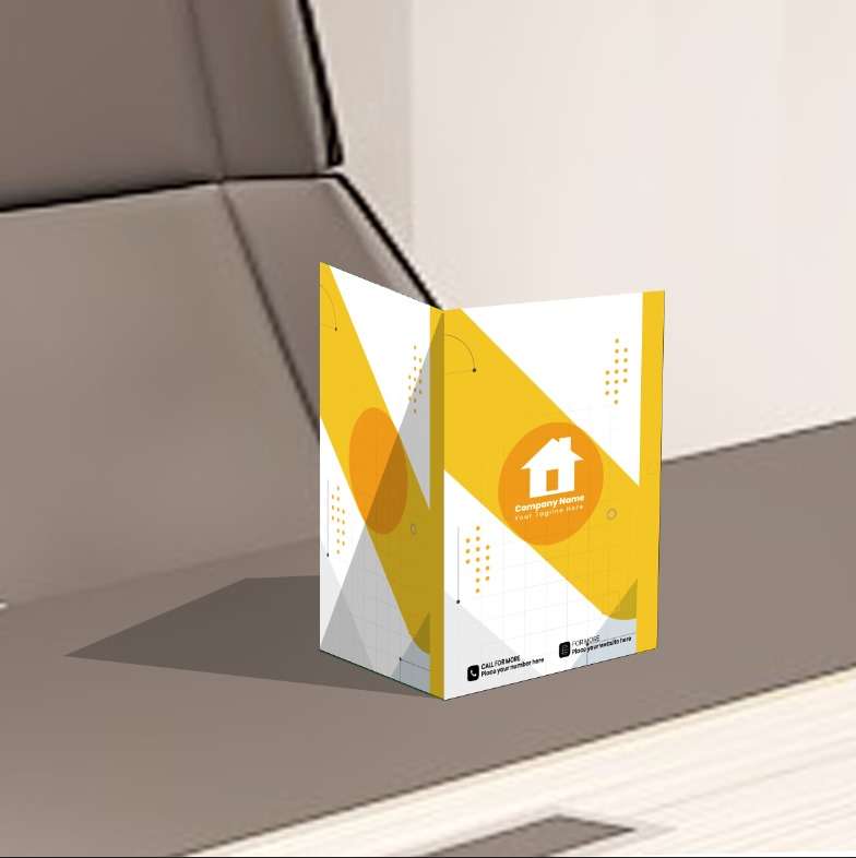 Map Folder Profesional Warna putih kuning ceria semangat - Image 1