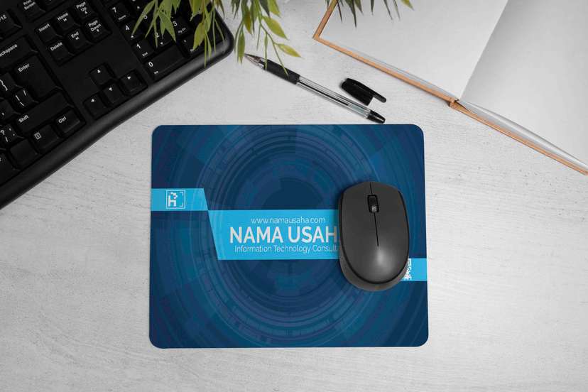 Mousepad Jaringan Digital untuk Perusahaan Teknologi Modern - Image 1