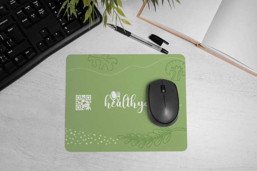 Mousepad Hijau Natural Sentuhan Sehat di Setiap Gerakan - Image 1