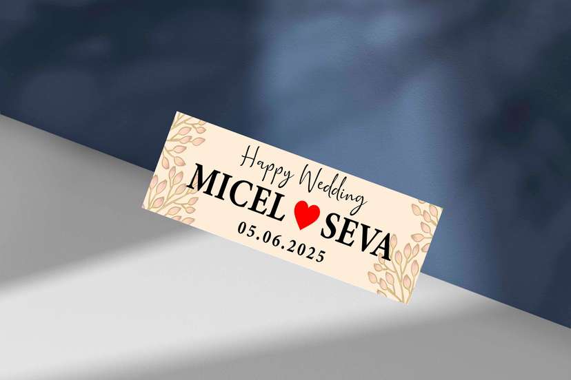 Wedding Plat Kuncup Pink Lembut dan Manis - Image 1