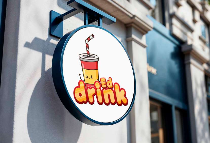 Neon Box Minuman Karakter Lucu - Image 1