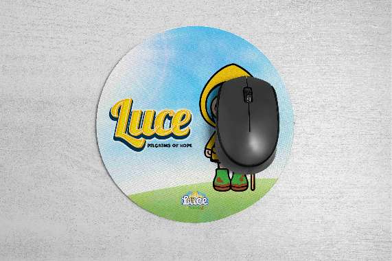 Mousepad Bulat Luce and Friends - Image 1