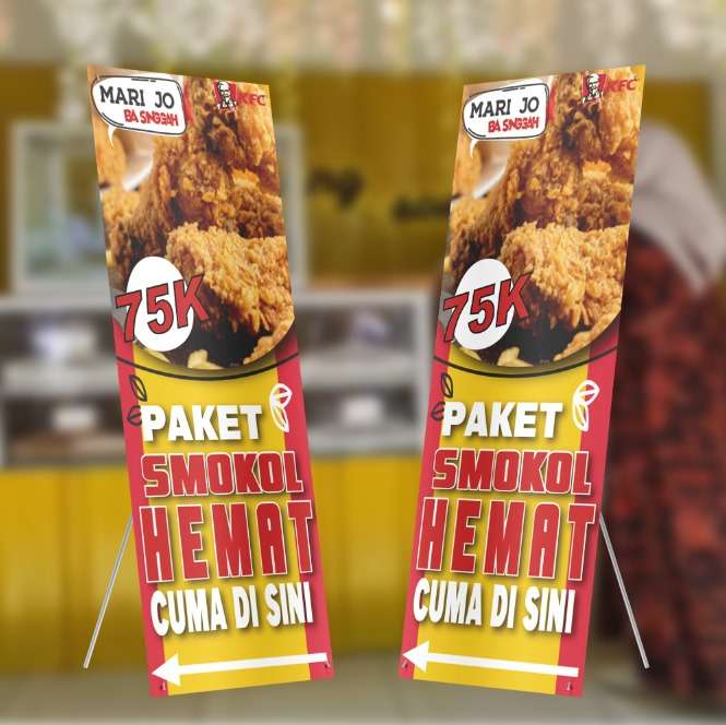 X-Banner ayam Paket Smokol Hemat – Hanya 75K Cuma di Sini - Image 1