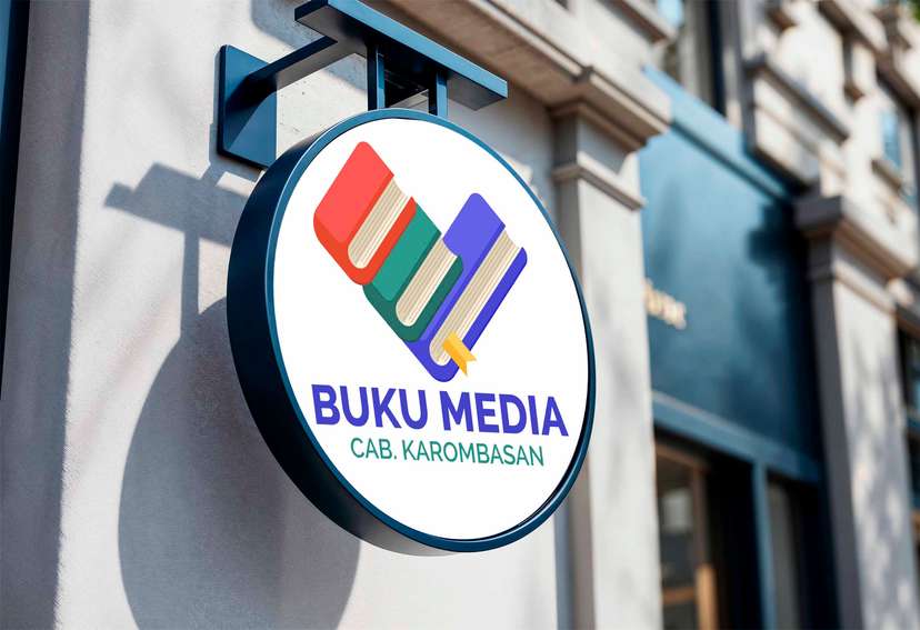 Neon Box Edukatif dengan Ikon Buku Berwarna - Image 1