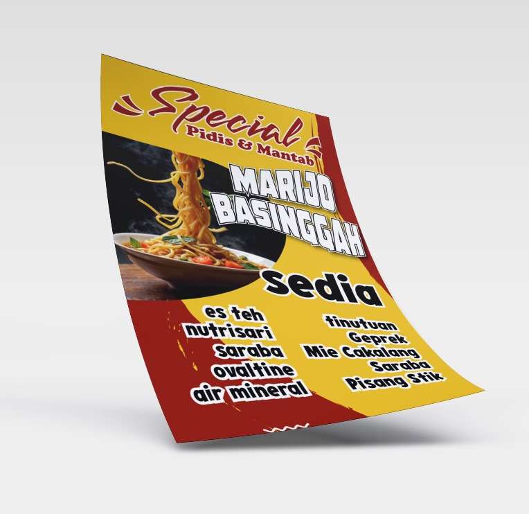 Flyer Promo Marijo Basinggah Spesial Pidis & Mantab - Image 1