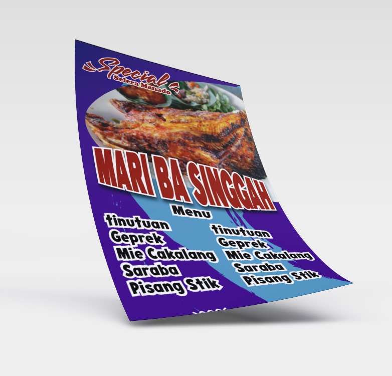 Flyer Promo Mari Ba Singgah Spesial Selera Manado - Image 1